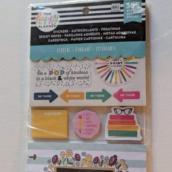 NWT Back to School Student 366 pcs Happy Planner Sticker Multi Pack Stickers NEW - Picture 1 of 6